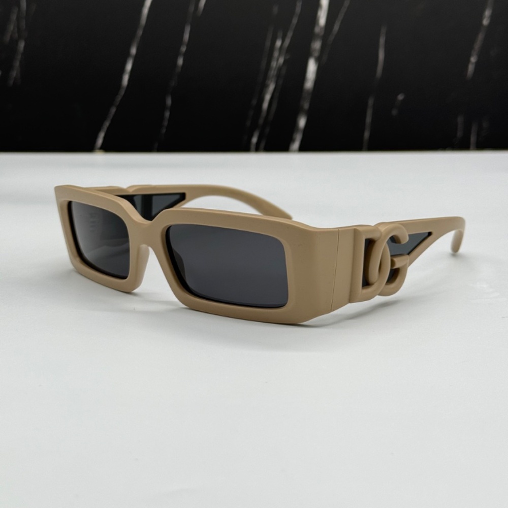 NEW DG6197 3292/87 DOLCE&GABBANA BEIGE GREY DG6197 329287 UNISEX SUNGLASSES